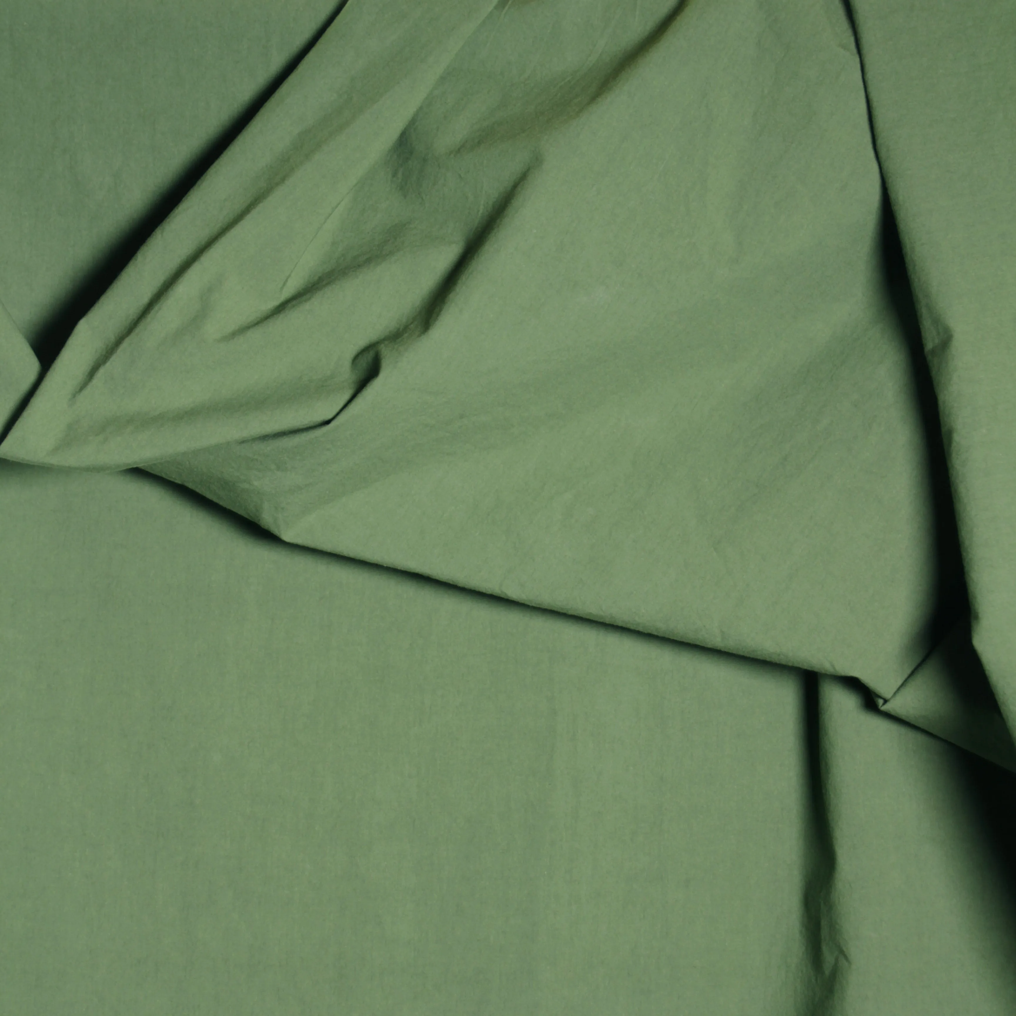 Katoen effen met papertouch groen - Atelier Jupe